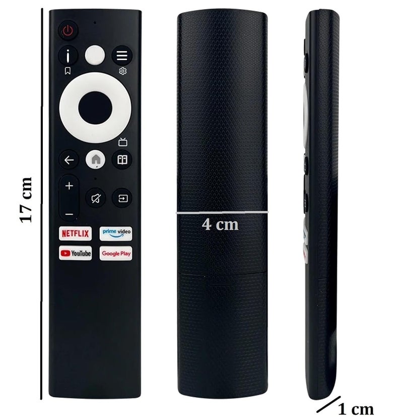 ALERHA متوافق مع جهاز التحكم عن بعد الذكي من كوكيا قوقل مناسب لتلفزيون QLED UHD FHD Full HD Ready 4K بدون أوامر صوتية ومساعد قوقل - Image 2