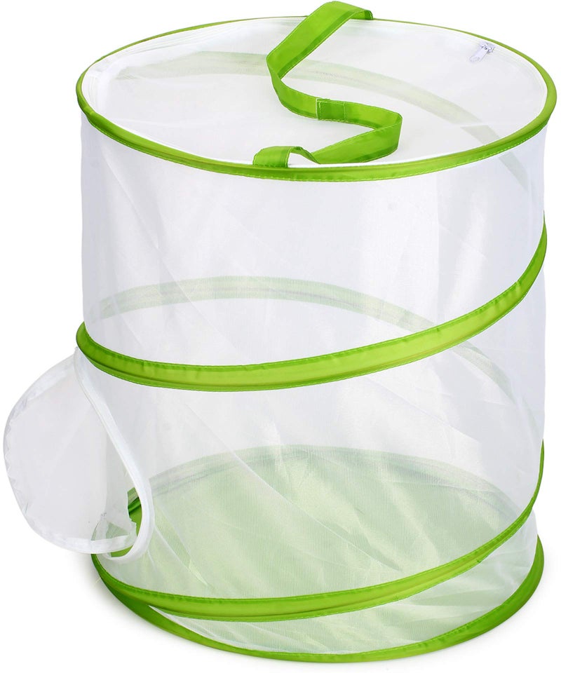 RESTCLOUD Insect and Butterfly Habitat Cage Terrarium Pop-up 12" x 14" Tall - Image 1