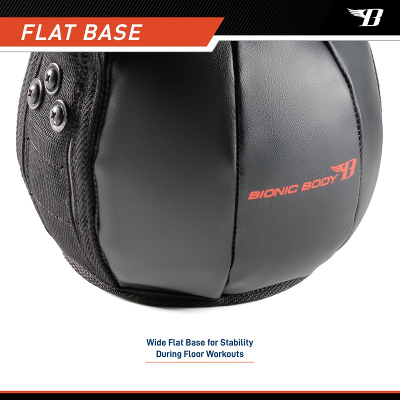 Bionic Body  kettlebell ناعم مع مقبض من بيوتيك بادي لرفع الأثقال، والتكييف، والقوة، وتدريب العضلات الأساسية (20 رطل) - Image 5