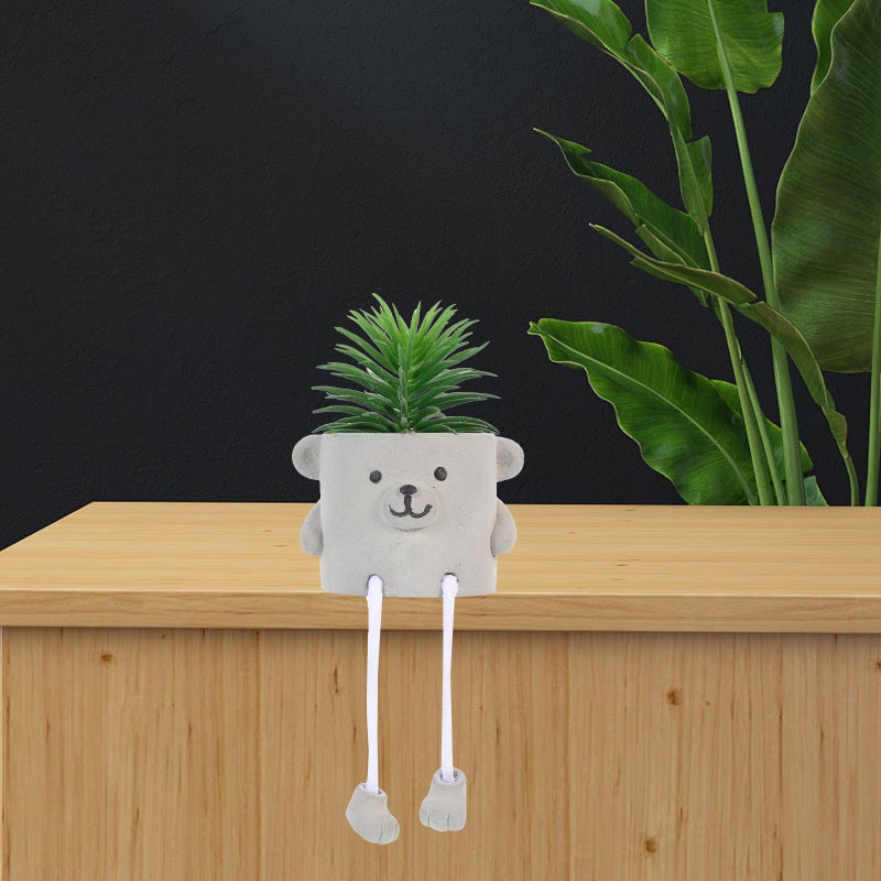 Artificial Potted Plant Desktop Faux Potted Plant Bonsai Ornament Faux Plant with Pot - Image 2