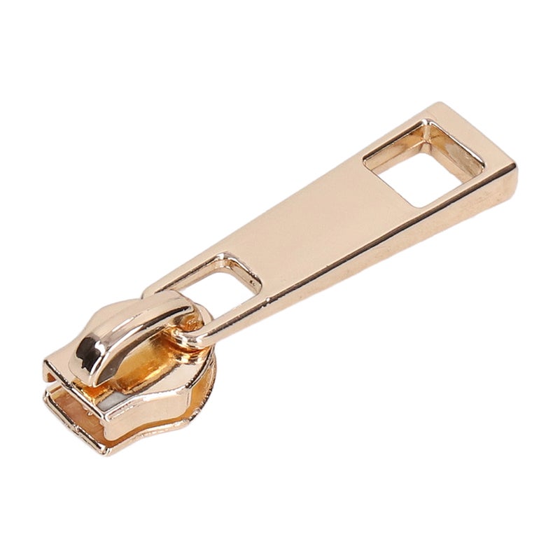 5Pcs Zipper Sliders Multi Purpose Easy to Replace Detachable Reusable Zipper Repair Kit for Clothing Bags Pillowcase DIYLight Gold - Image 2