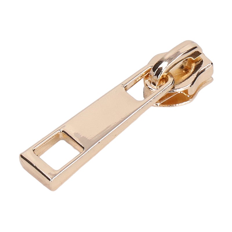 5Pcs Zipper Sliders Multi Purpose Easy to Replace Detachable Reusable Zipper Repair Kit for Clothing Bags Pillowcase DIYLight Gold - Image 1