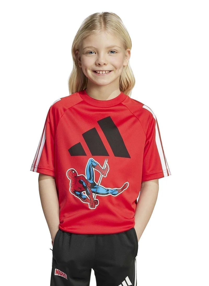 اديداس تيشيرت سبايدرمان مارفل للأطفال