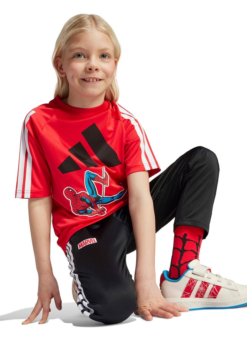 Adidas Kids Marvel Spider Man T-Shirt - Image 3