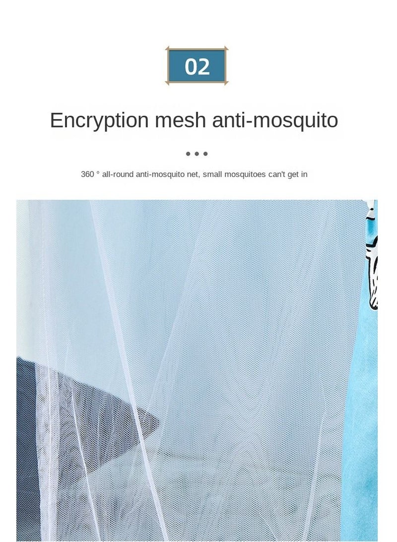 Bluejw ستارة قاع السطح مصممة على شكل صبار من مزيج القطن - Image 3