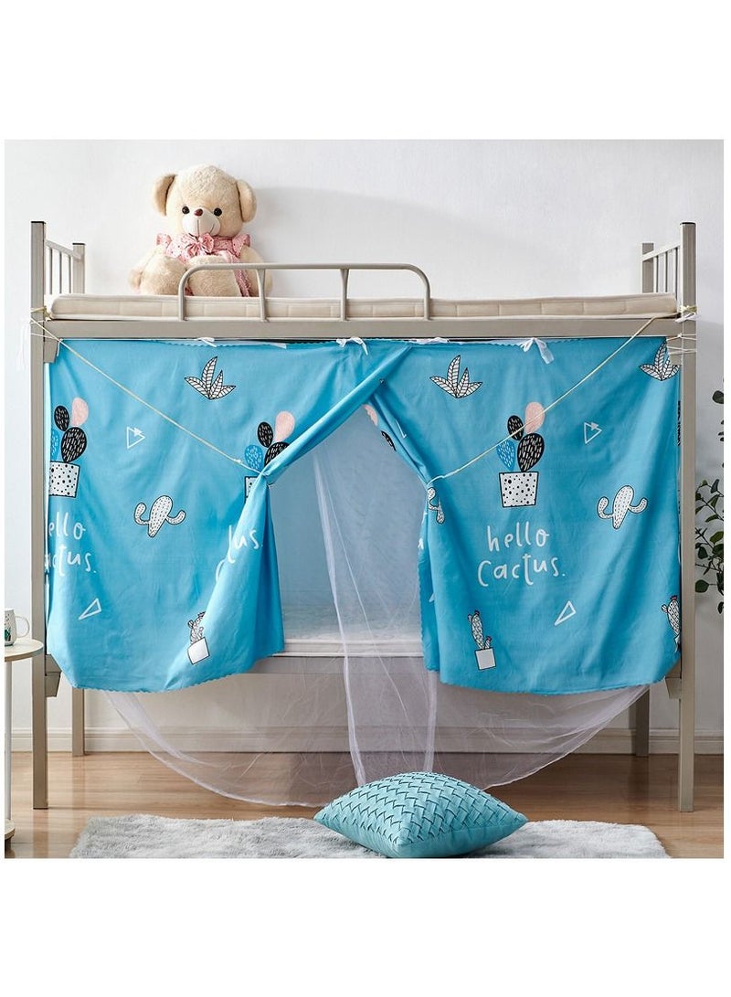 Bluejw ستارة قاع السطح مصممة على شكل صبار من مزيج القطن - Image 1