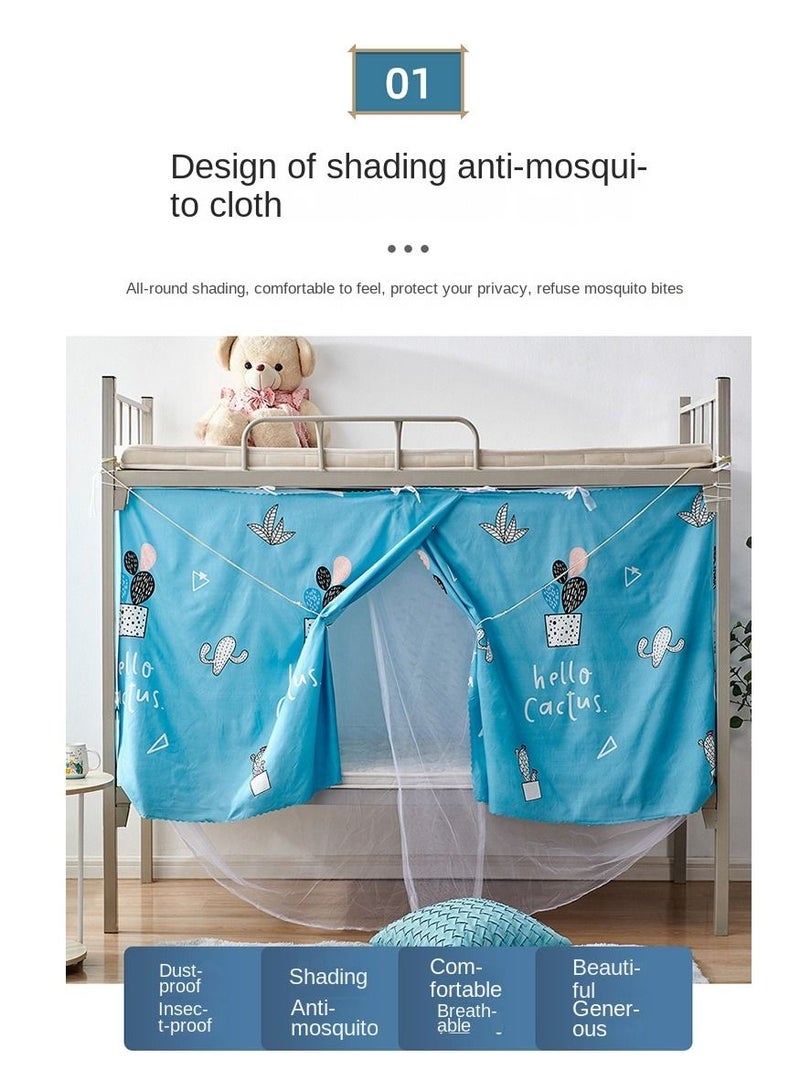 Bluejw ستارة قاع السطح مصممة على شكل صبار من مزيج القطن - Image 2