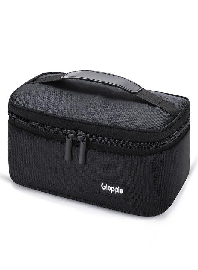 Gloppie Small Lunch Bag for Adults & Kids - Compact Insulated Lunch Box, Durable & Food-Grade Lining | Portable Cooler for Work, School, Travel (Black) - Image 1