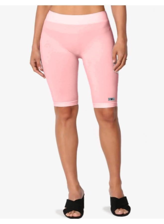 Women's Knee Length Shorts Leggings Walking Exercise Workout Yoga Activewear KU407 - Image 3