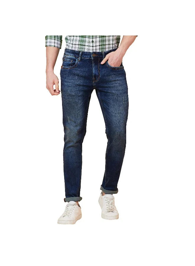 Being Human Mens Dark Tone Slim Fit Denims