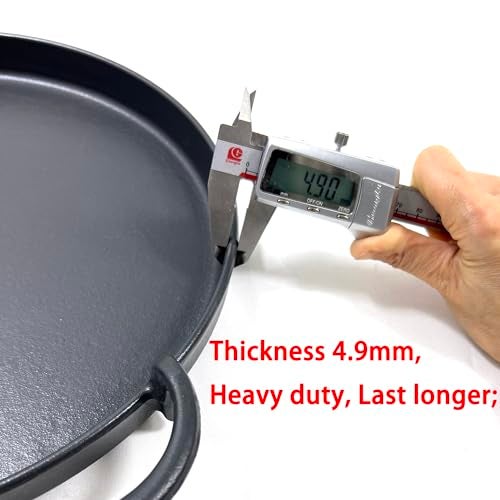 Direct Store DC139 7421 Gourmet BBQ System Griddle for Weber Original Kettle Premium 22 1/2 inch Charcoal Grill, Cast Iron 12" For 22.5'' Smokers, Performer Premium Grill, 1Pc Black grill griddle - Image 3