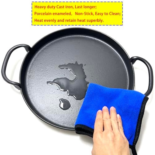 Direct Store DC139 7421 Gourmet BBQ System Griddle for Weber Original Kettle Premium 22 1/2 inch Charcoal Grill, Cast Iron 12" For 22.5'' Smokers, Performer Premium Grill, 1Pc Black grill griddle - Image 4