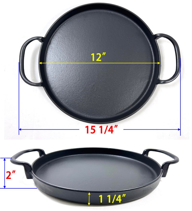 Direct Store DC139 7421 Gourmet BBQ System Griddle for Weber Original Kettle Premium 22 1/2 inch Charcoal Grill, Cast Iron 12" For 22.5'' Smokers, Performer Premium Grill, 1Pc Black grill griddle - Image 2