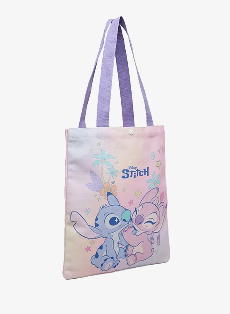 R&B Stitch & Angel Printed Tote Bag