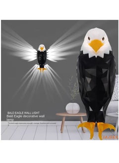 JAJEEK Eagle Light Decorative Lamp – Kids Night Light, LED Wall Light with Remote Control, Magnetic Wall Mounted, USB Rechargeable & Battery Powered, Removable Mood Light for Bedroom, Living Room, Office, Hallway  - Image 1