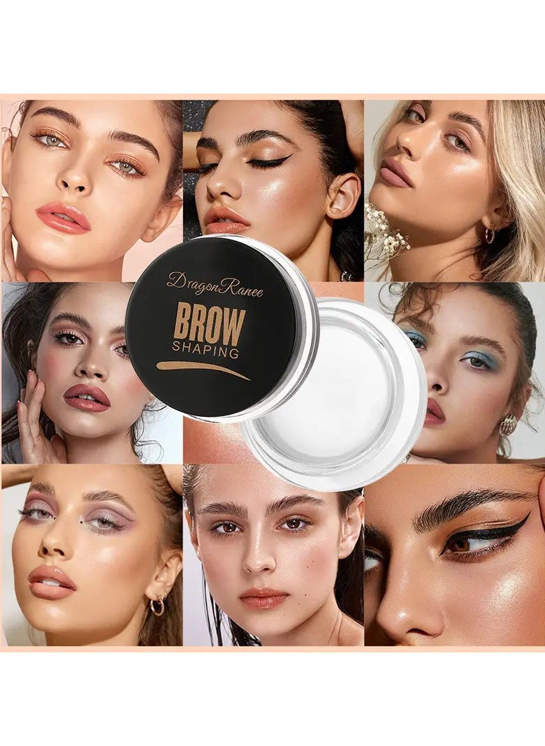 Dragon Ranee Wild Brow Cream Pomade - Long-lasting Smudge Proof Eyebrow Styling - Flawless Finish Wax with Intense Color (#02 Coffee)  - Image 2