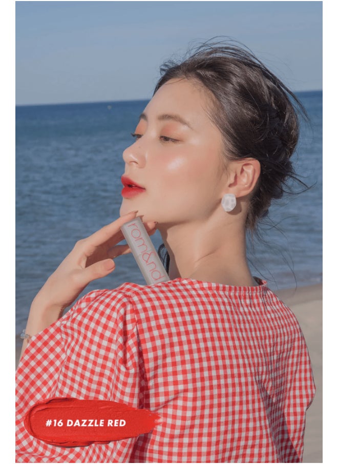 rom&nd - Zero Matte Lipstick16 Dazzle Red - Image 1