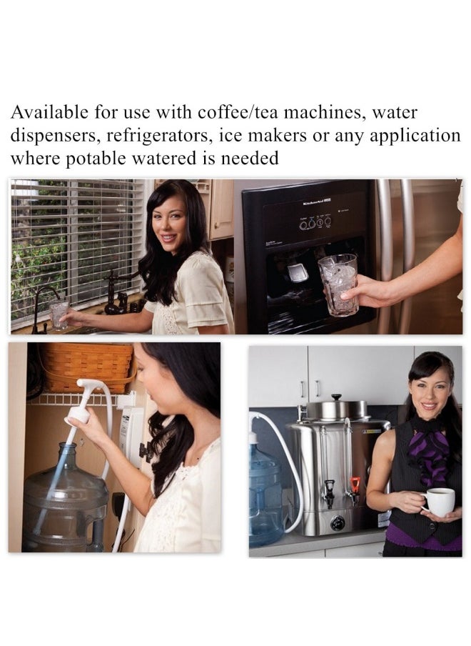 Tdr Force  Tdrforce bottled water system with singel water inlet bottled water dispenser one tube for refrigerator ice-maker coffee brewer 3.8l