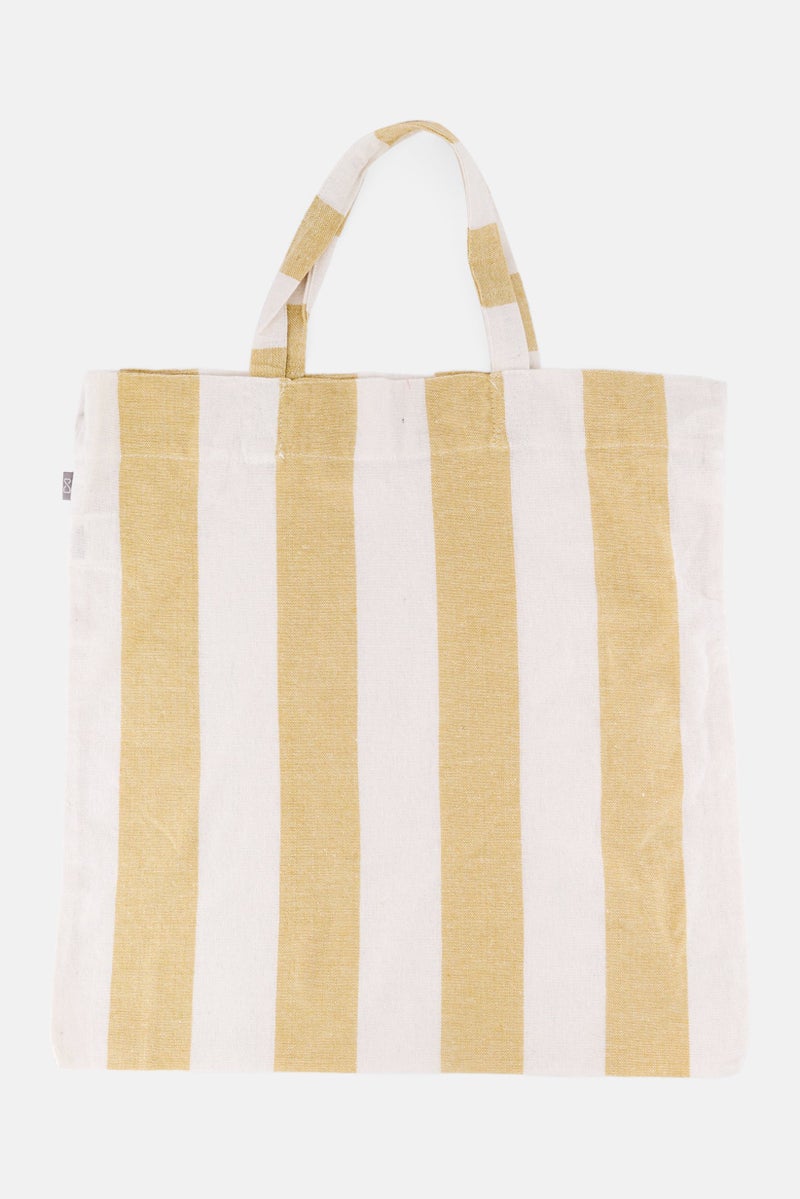 Muy Mucho Women Yarn Dye Tote Bag, Multicolor - Image 1
