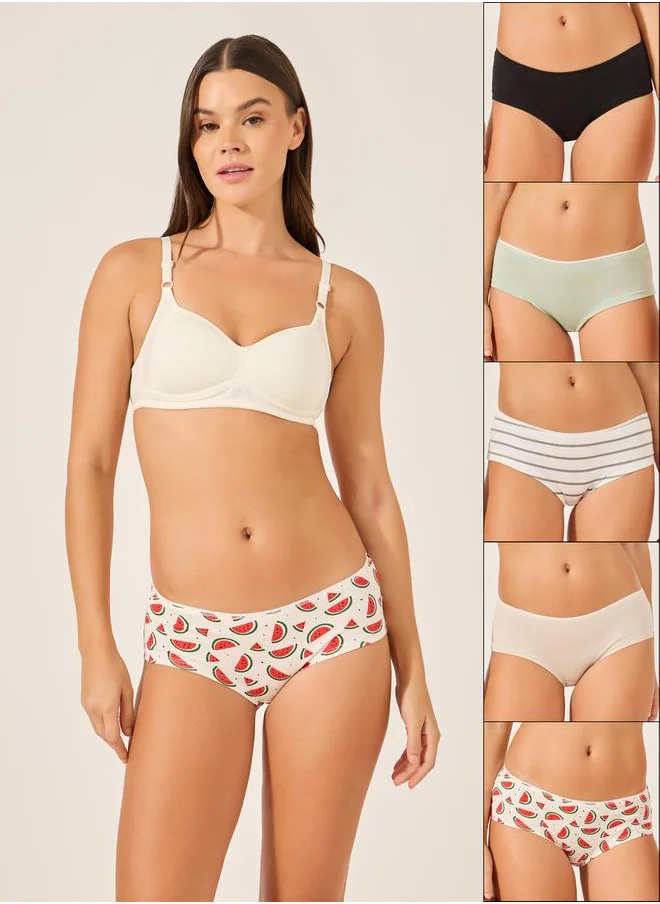 ستايلي Pack of 5 - Assorted Short Briefs
