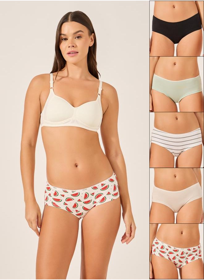 Styli Pack of 5 - Assorted Short Briefs  - Image 1