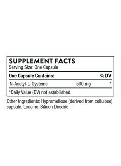 Thorne NAC، مكمل غذائي N-Acetylcysteine، 90 كبسولة  - Image 2