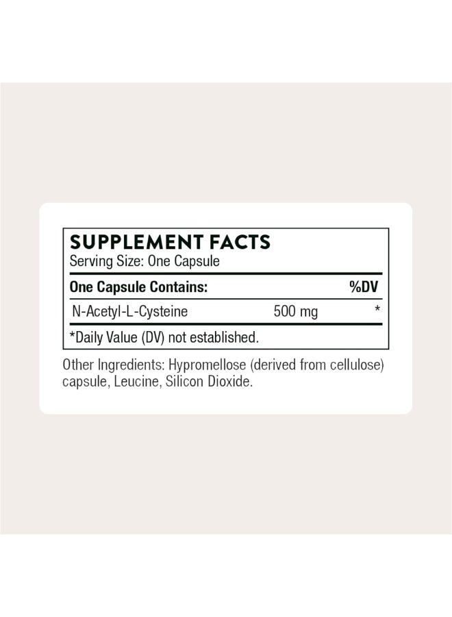Thorne NAC, N-Acetylcysteine Dietary Supplement 90 Capsules - Image 2