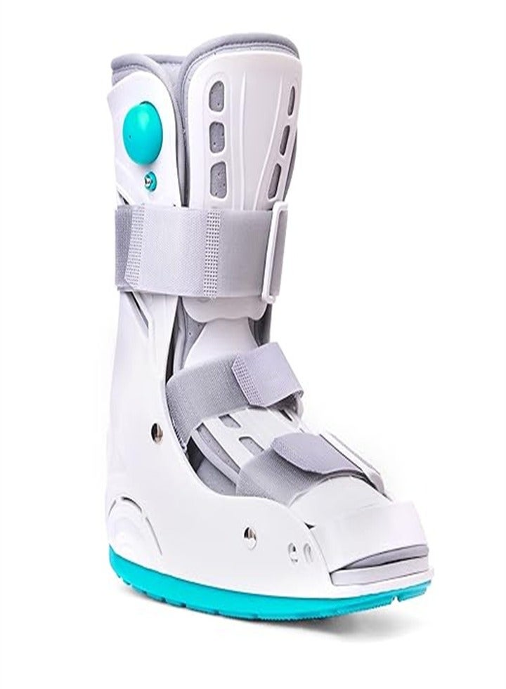 Generic Adjustable Inflatable Ankle Walker Boot - Medical Grade Air Fracture Boot Immobilization Support with Buckle Closure - Orthopedic Foot Protector for Men and Women  - Image 1