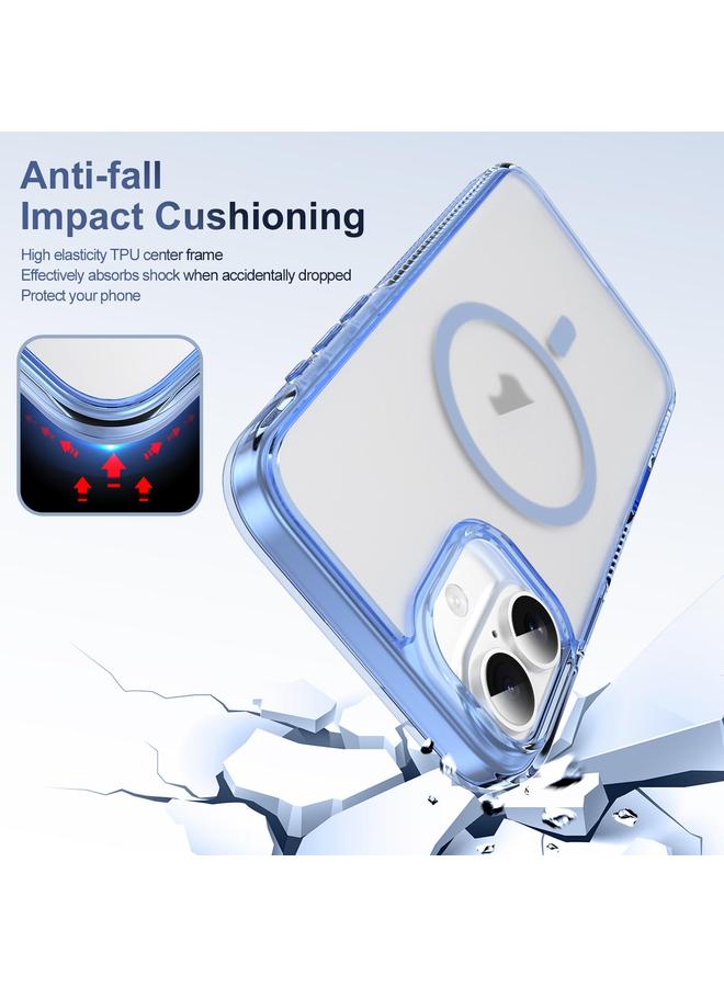 S-TOP Case For iPhone 16 Plus Translucent Frosted MagSafe Phone Case with AI Button - Image 2