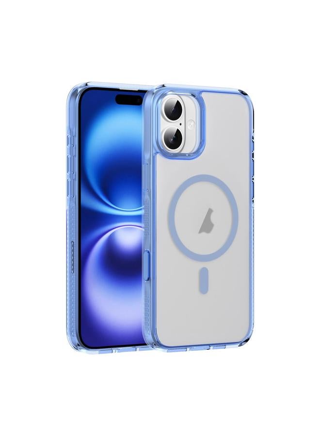 S-TOP Case For iPhone 16 Plus Translucent Frosted MagSafe Phone Case with AI Button - Image 1