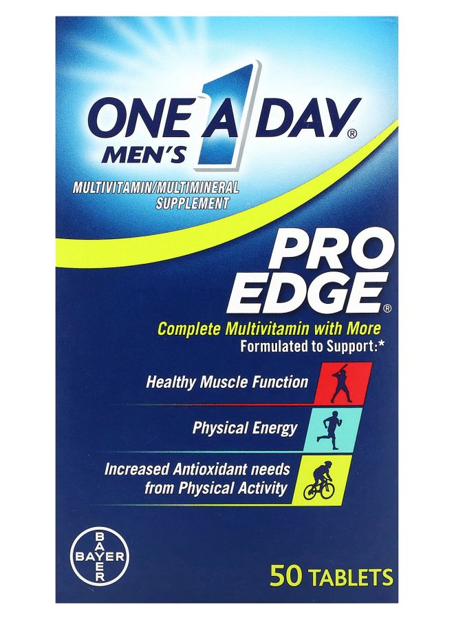 Men's Pro Edge Complete Multivitamin with More 50 Tablets