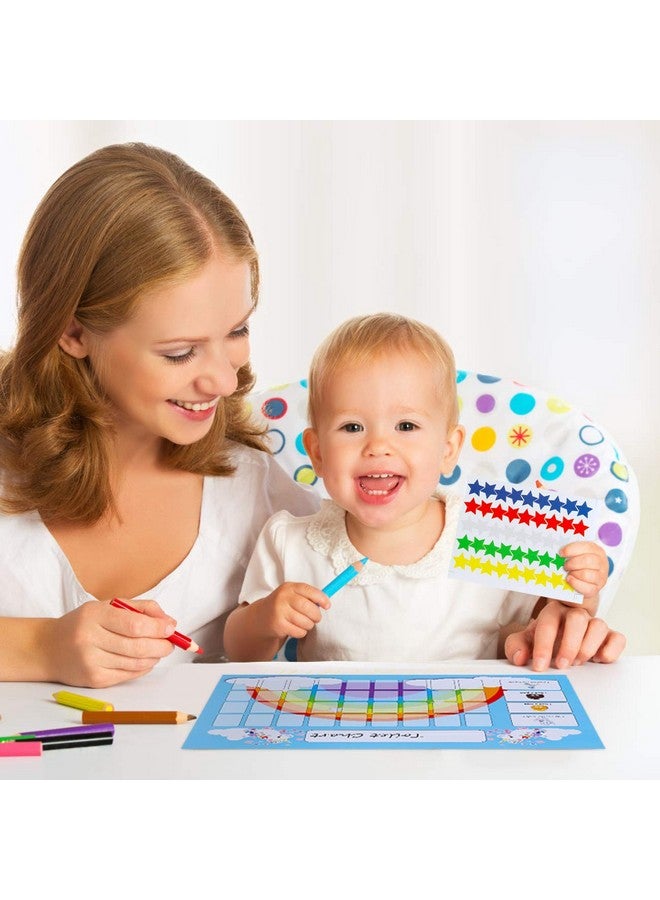 GWHOLE 2 Pack of Unicorn Potty Training & Toilet Training Reward Chart with 270 Star Stickers for Toddlers, Boys, Girls - Image 5