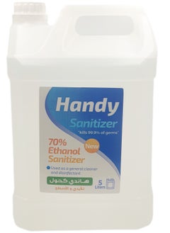 Handy Handy 5 Litter of Alcohol Sanitizers Ethanol 70%  it's kills 99.9% germs  - Image 2