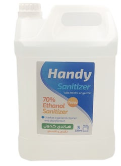 Handy Handy 5 Litter of Alcohol Sanitizers Ethanol 70%  it's kills 99.9% germs  - Image 1