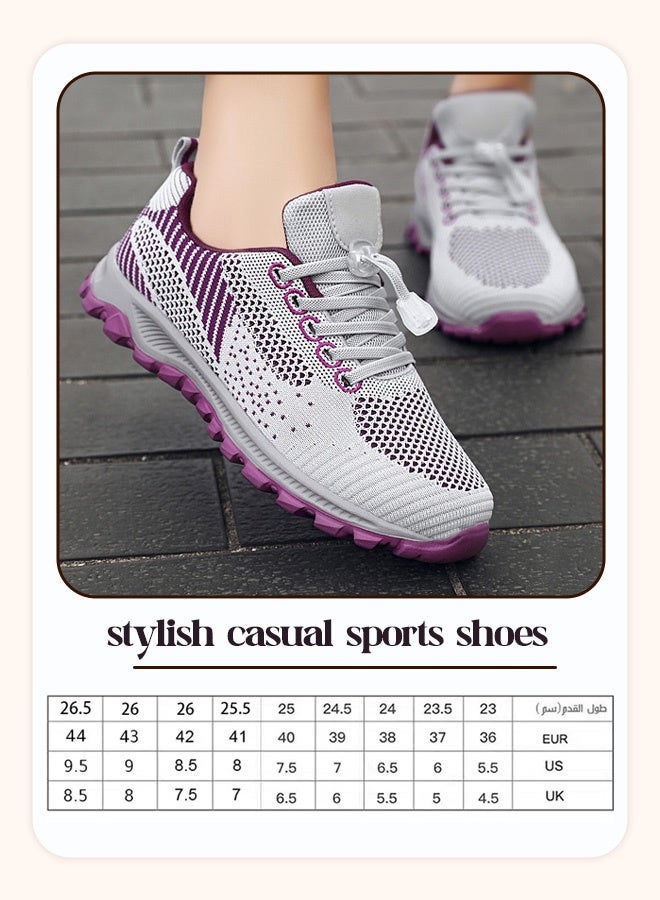 Sports shoes: anti-slip, soft soles, breathable mesh, shock-absorbing, stylish casual sports shoes, ultra-lightweight, available in large sizes - Image 4