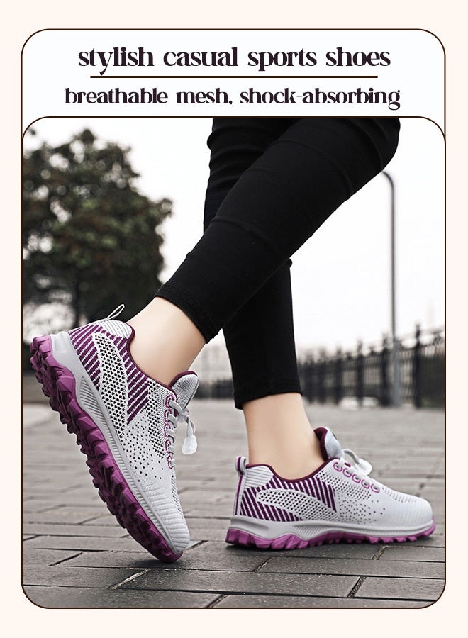 Sports shoes: anti-slip, soft soles, breathable mesh, shock-absorbing, stylish casual sports shoes, ultra-lightweight, available in large sizes - Image 3