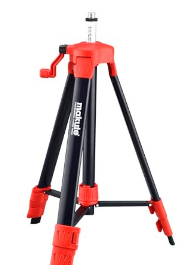 makute 1.2m Aluminum/Steel laser lever stand  Adjustable Height Stable Base  Foldable Design (LLS-1.2) - Image 1