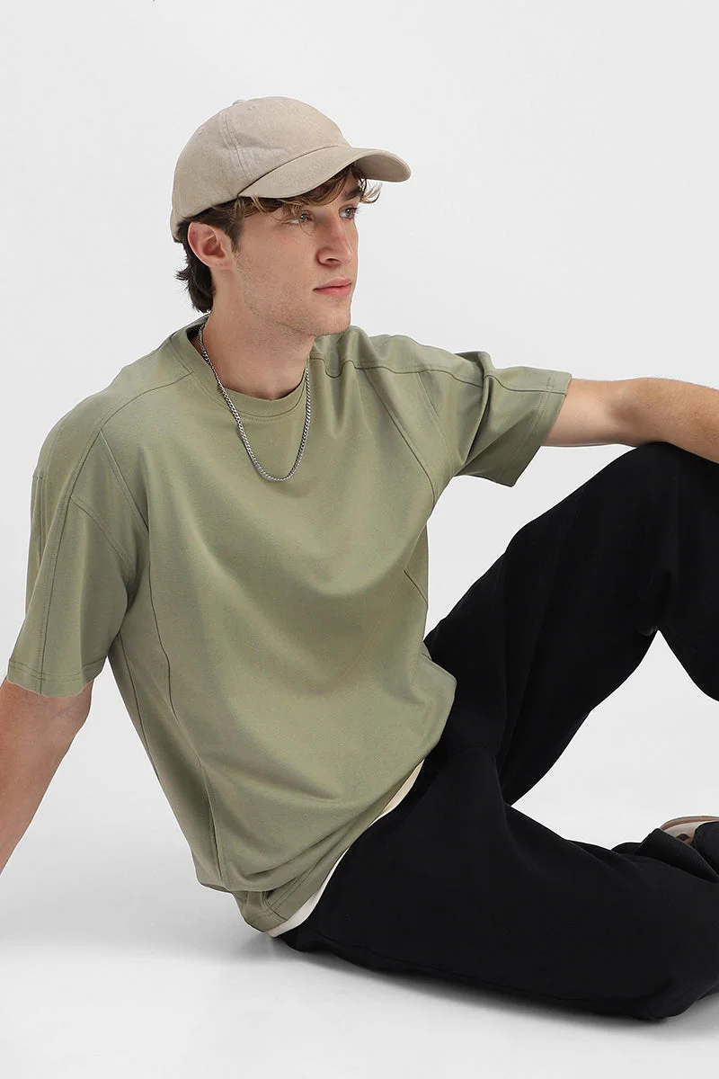 SNITCH Double Pocket Oversized Stretch T-Shirt