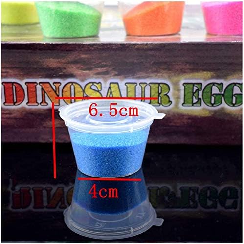 XIAOHONG 6 Pack Colorful Magic Sand  Amazing Hydrophobic Sand Space Sand Never Gets Wet Magic SandColored Play Sand  Gifts for Kids Stress Reliever Learning Tool Novelties Party Favors - Image 3