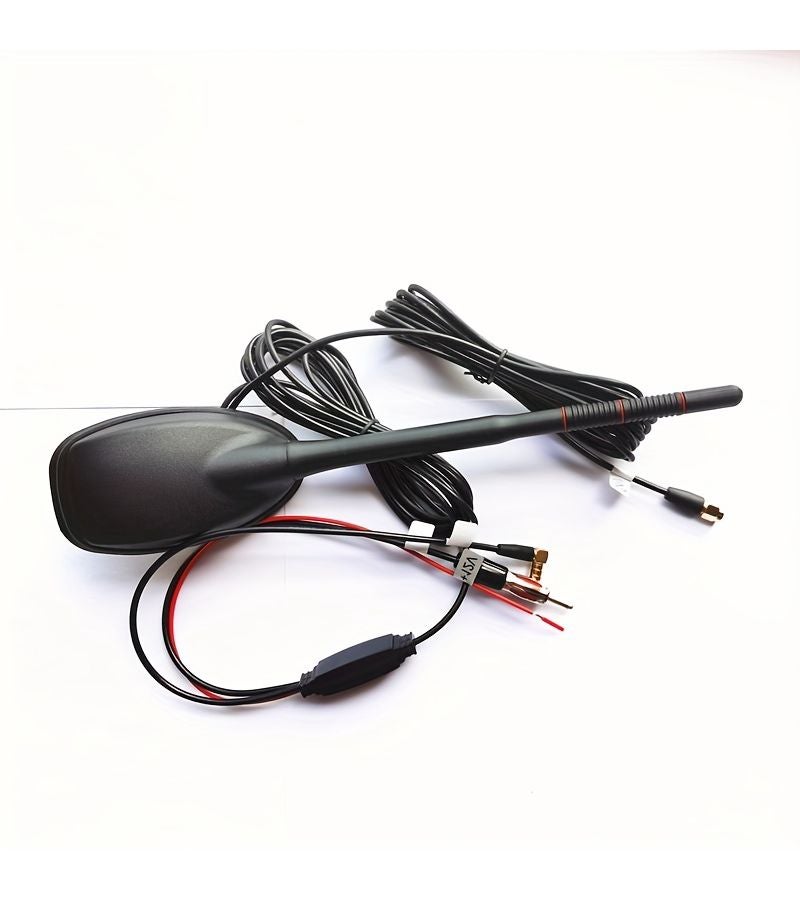Black Active Gain Amplification Car Radio Antenna Supports GPS DAB FM Signal Sources for Antenna Reception - Image 5