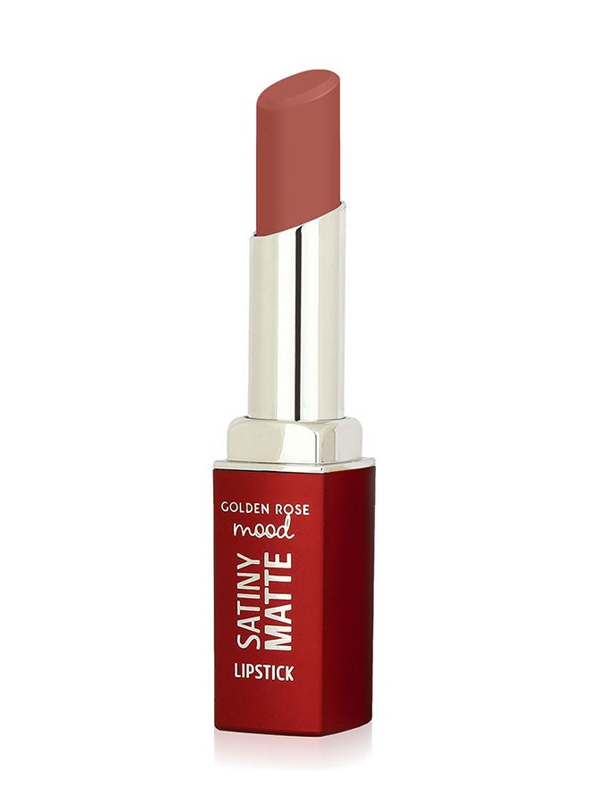 Golden Rose Mood Satiny Matte Lipstick No:03 Nude Rose - Image 1