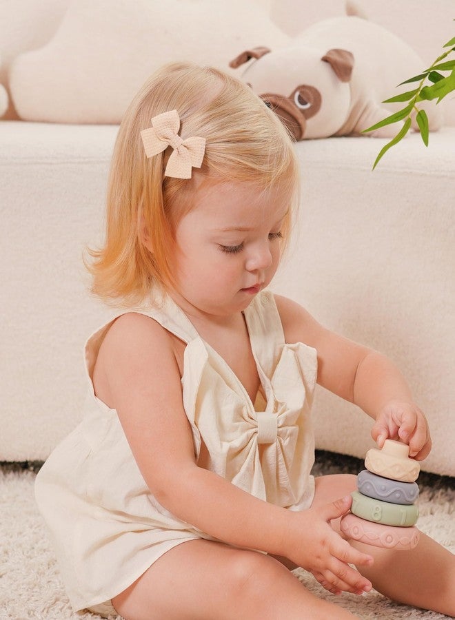 Jollybows 20pcs Baby Hair Clips Girls Bows 2" Mini Alligator Clip Toddler Pigtail Bow Fine Hair Clip - Image 3