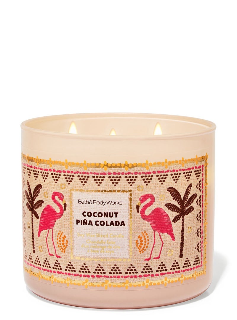 Bath & Body Works Coconut Pina Colada 3-Wick Candle
