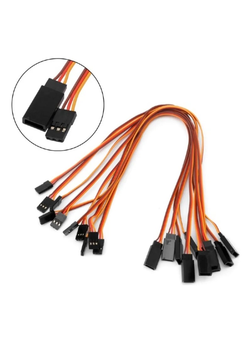 MG995/MG996 Servo Extension Cables – 30cm 20 Pieces - Image 1