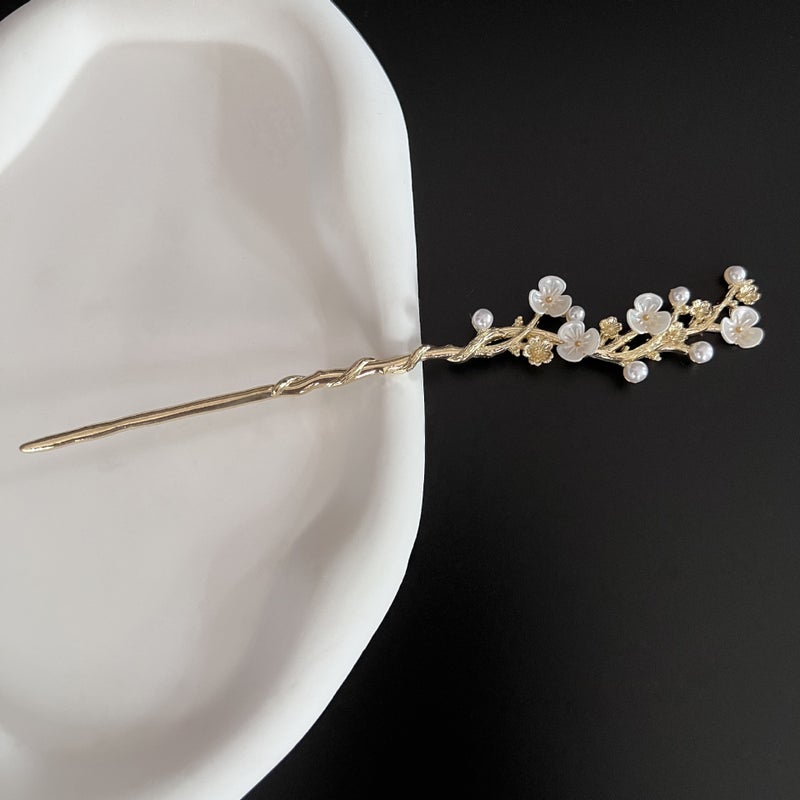 Generic High-end exquisite Camellia hairpin elegant updo National style hairpin ancient style classical Chinese cheongsam chopsticks headdress Main picture style