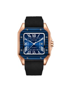 Generic Shandushi automatic mechanical watch mens elegant Roman hollow waterproof mens mechanical watch factory delivery wholesaleBlack with Rose Blue Black with Rose Blue 