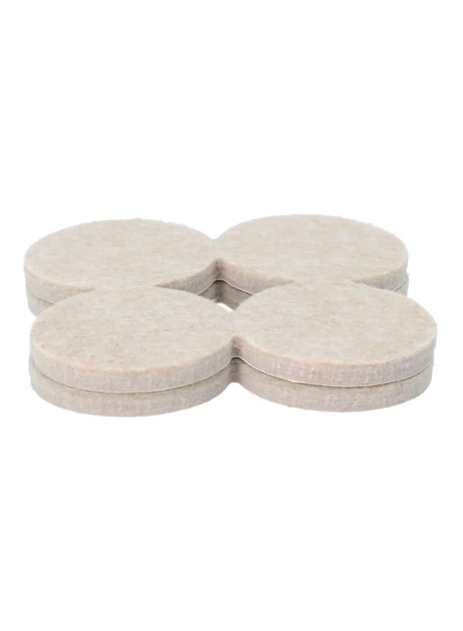 Magic Sliders 8-Piece Self-Stick Round Felt Pads Oatmeal 1-1/2inch 63712 - Image 1