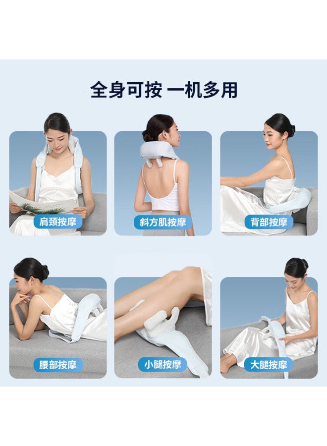 MIAOJIE Miaojie (miaojie) R3mini Cervical Massager Shoulder Neck Massager Shawl Shoulder Neck Massager Shoulder Trapezius Lumbar Back Neck Multi-function Massager Birthday Gift Men And Women Orange  - Image 1