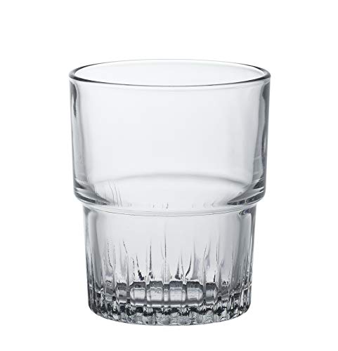 Duralex Empilable water glass 160ml stackable without filling mark 6 Glasses Silver - Image 1