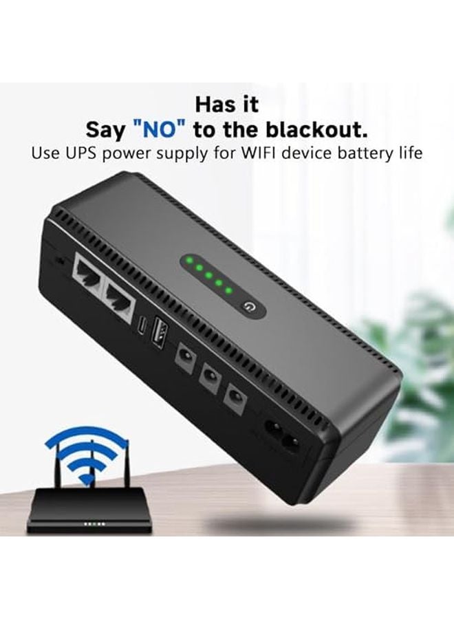 European Regulations 10400 Mah Backup Battery Supply Router Compact UPS for Security Camera - Image 3